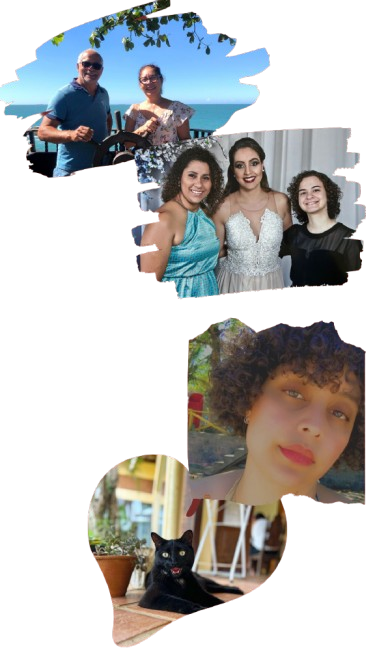 montagem de fotos da família